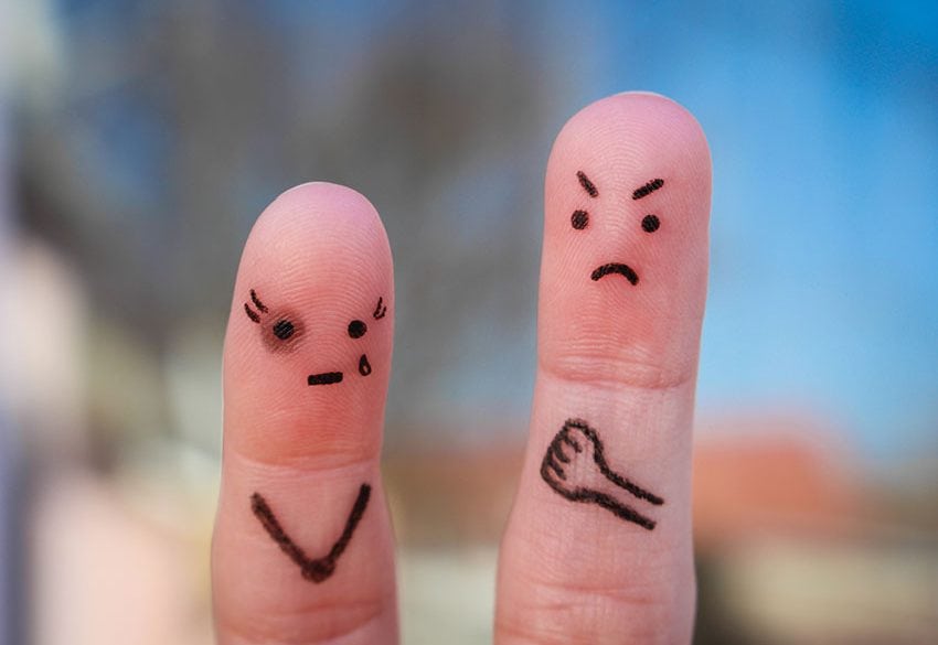 relación violenta