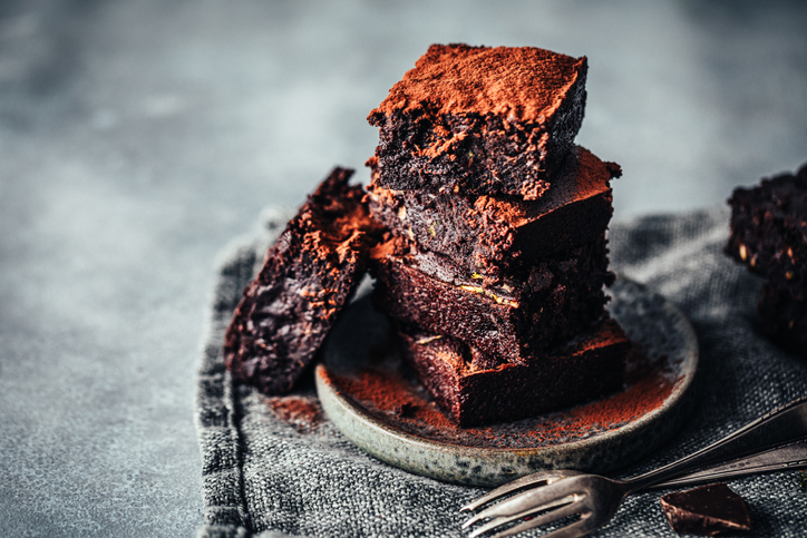 brownies de frijoles